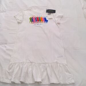 NWT Polo Ralph Lauren Dress M 8 10